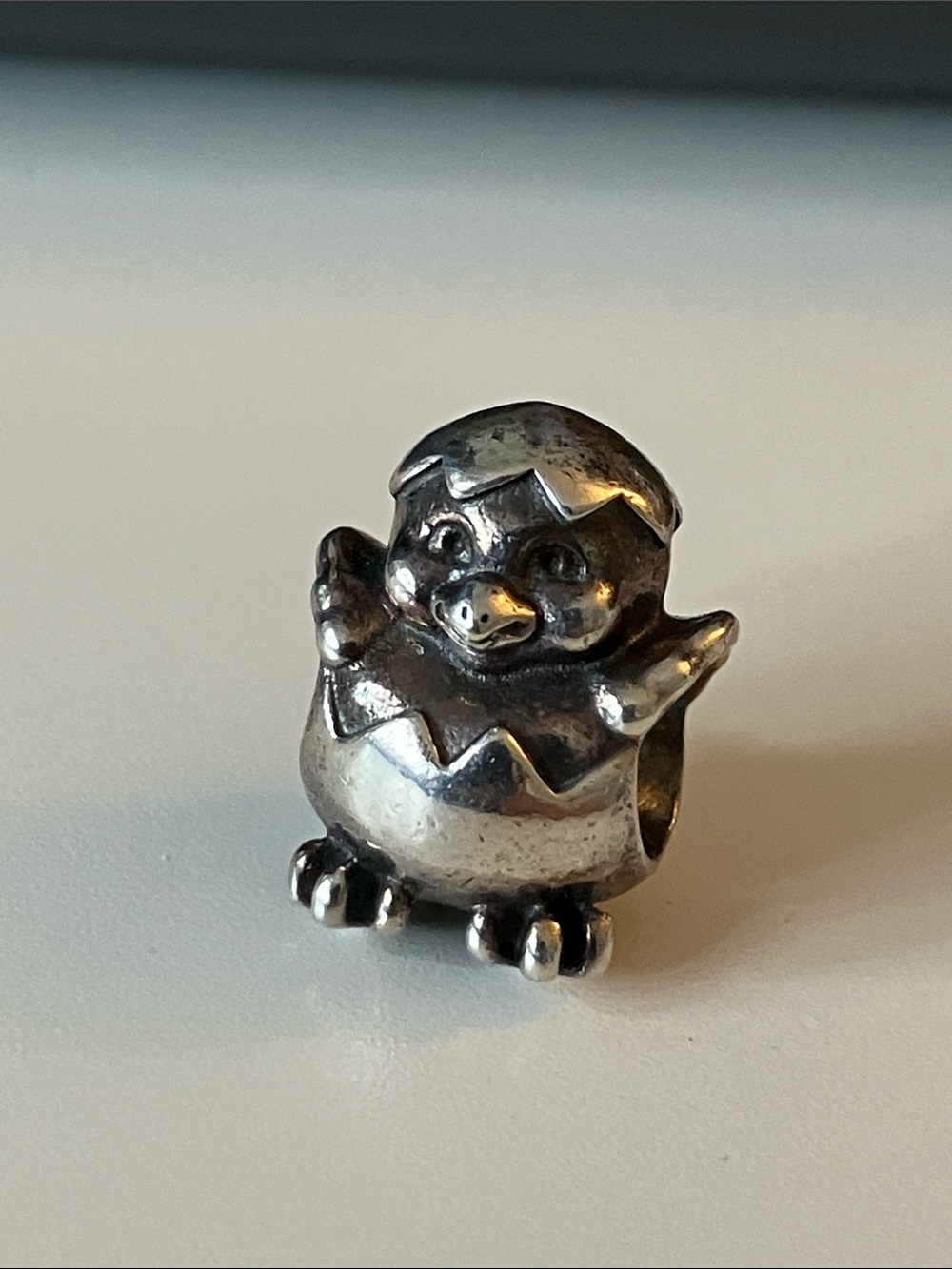 Pandora Silver Hatching Chick Charm